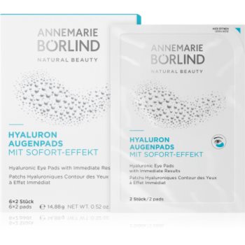 ANNEMARIE BÖRLIND EYES & LIPS Eye Pads mască hialuronică hidratantă, pentru zona ochilor - imagine 3